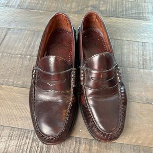 Allen Edmonds Kenwood Leather Slip-On Loafers Men’s Dress Shoes 9D Brown Office